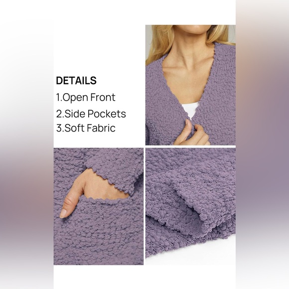 MEROKEETY Women's Long Sleeve Soft Chunky Knit Sweater - Picture 5 of 5